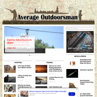 Outdoor Articles, Hunting and Fishing - AverageOutdoorsman
