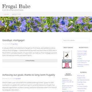 A complete backup of https://frugalbabe.com