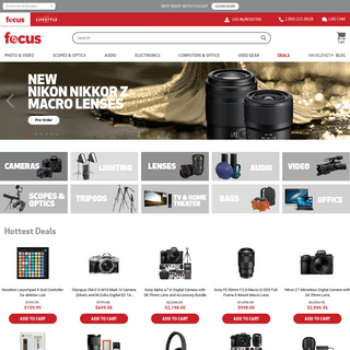 Digital Cameras, Lenses, Electronics. Free Shipping. - Focus Camera