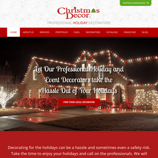 Professional Holiday Decorators - Christmas Decor