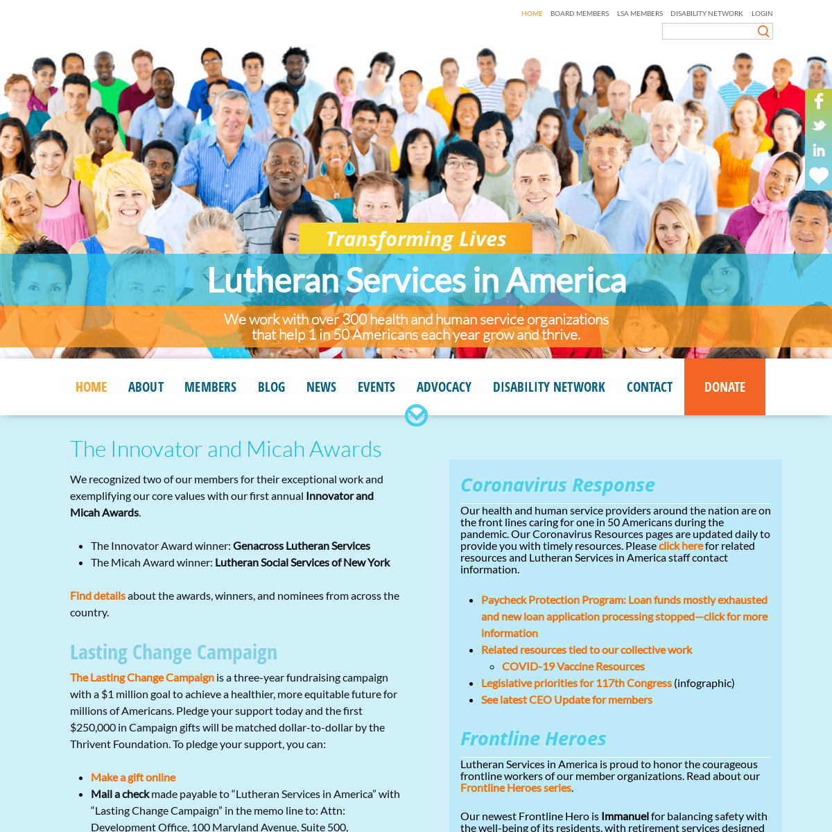 A complete backup of https://lutheranservices.org