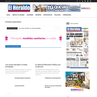 El Heraldo de Aguascalientes - Sitio de noticias de Aguascalientes