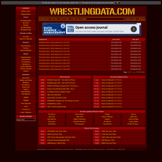 A complete backup of https://wrestlingdata.com