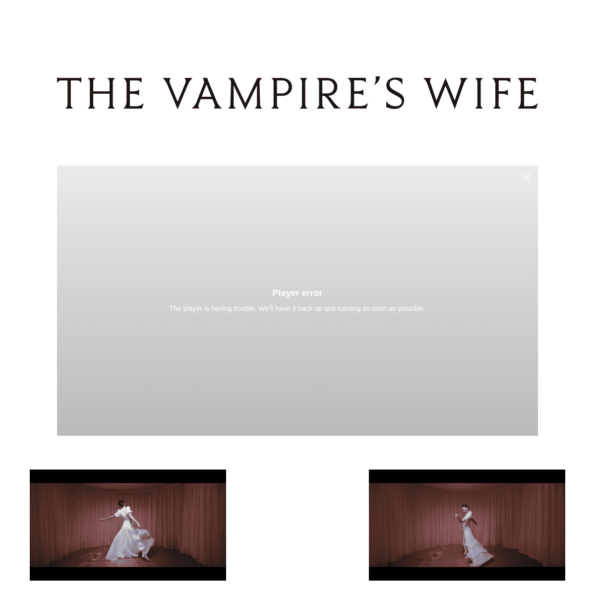 A complete backup of https://thevampireswife.com