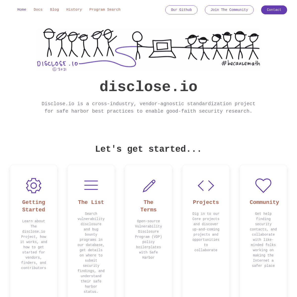 A complete backup of https://disclose.io