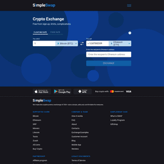 A complete backup of https://simpleswap.io
