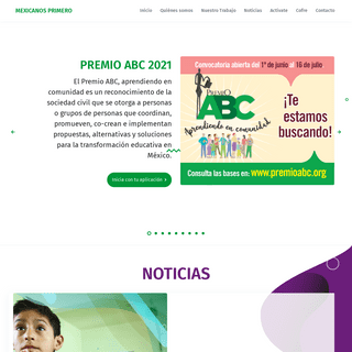 A complete backup of https://mexicanosprimero.org