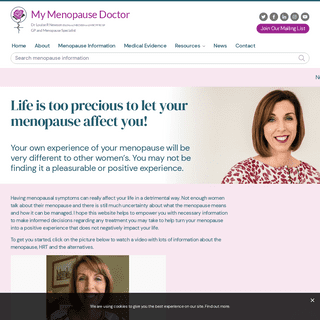 A complete backup of https://menopausedoctor.co.uk