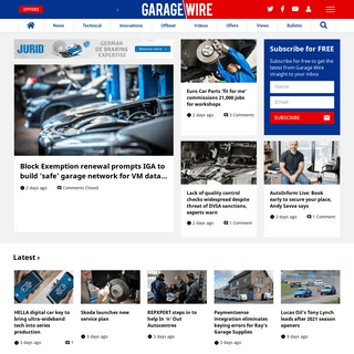 A complete backup of https://garagewire.co.uk