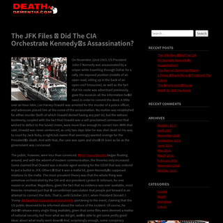 Death and Dementia Magazine