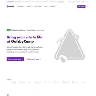 A complete backup of https://gatsbyjs.org