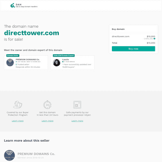 The domain name directtower.com is for sale