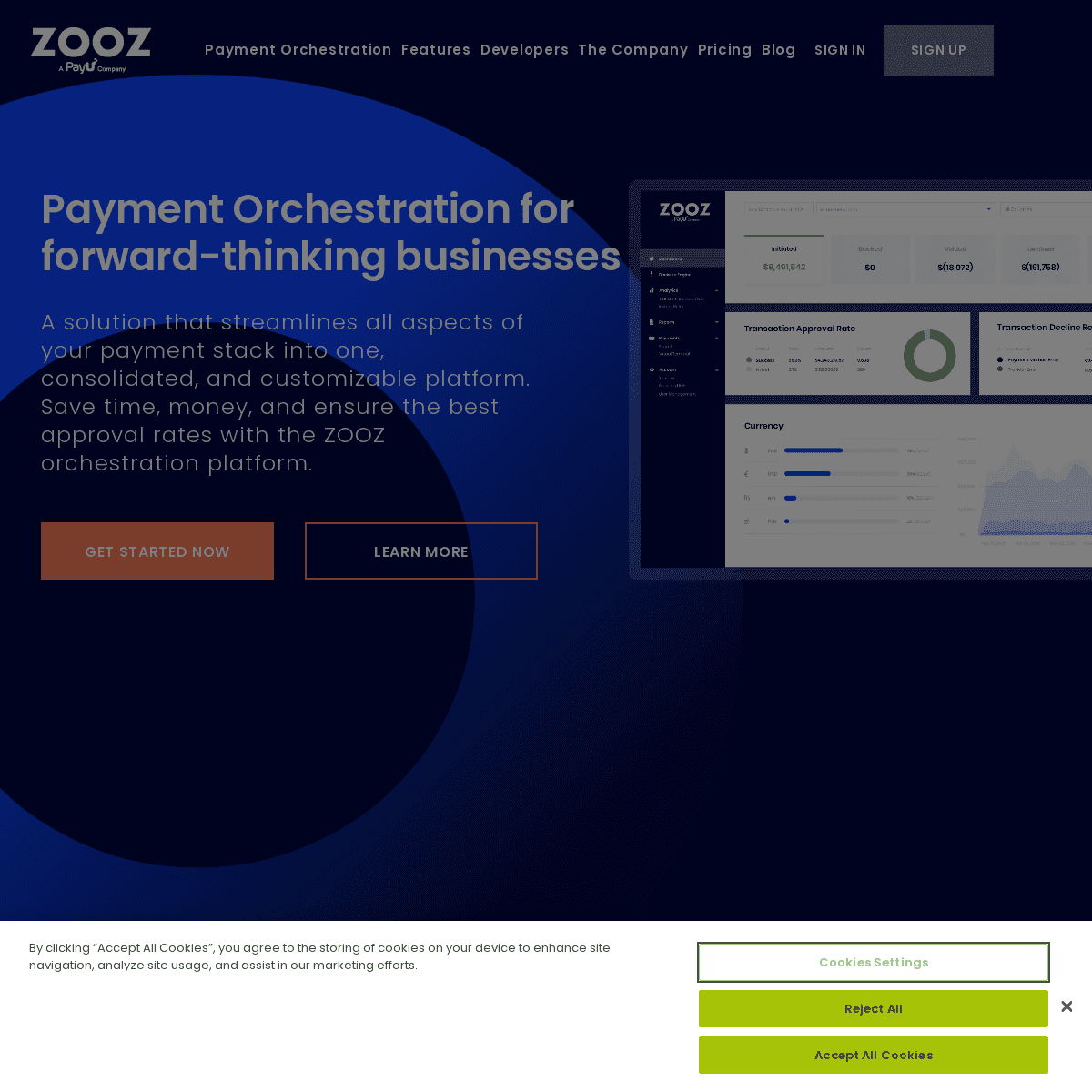 A complete backup of https://zooz.com