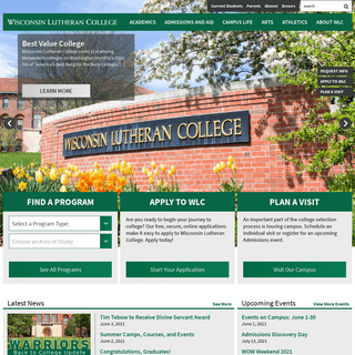 Home - Wisconsin Lutheran College