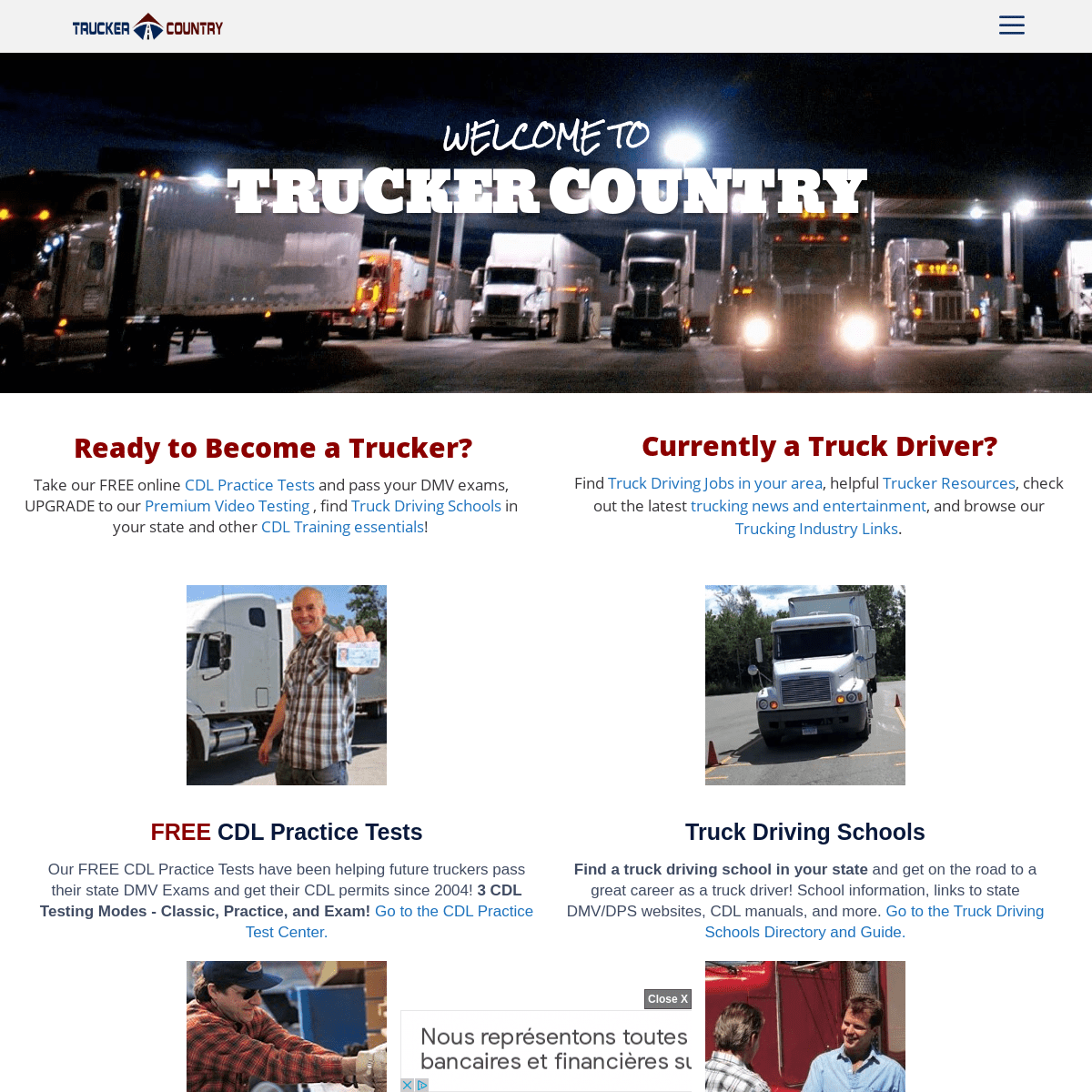 Trucker Country News, Jobs, CDL Tests, and Truck Driving Schools Info