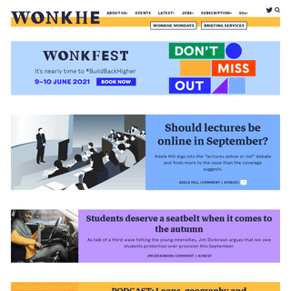 Wonkhe - Home of the higher education debate