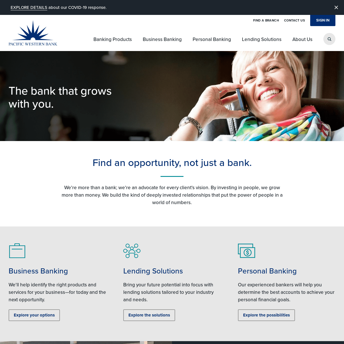 A complete backup of https://pacificwesternbank.com