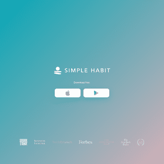 Simple Habit - The Best Meditation App for Busy People