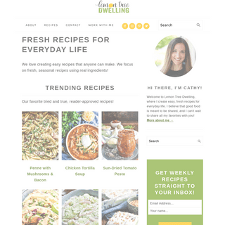 Fresh Recipes for Everyday Life â€“ Lemon Tree Dwelling