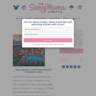 Savvy Mama Lifestyle- Recipes, Parenting, Family Travel & Disney
