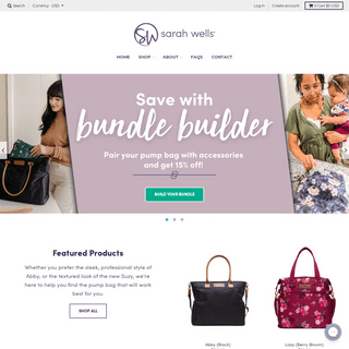 A complete backup of https://sarahwellsbags.com