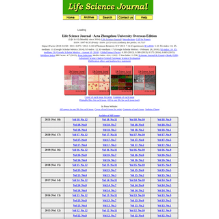Life Science Journal