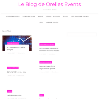 Le Blog de Orelies Events - Site informatif sur l`actualitÃ©