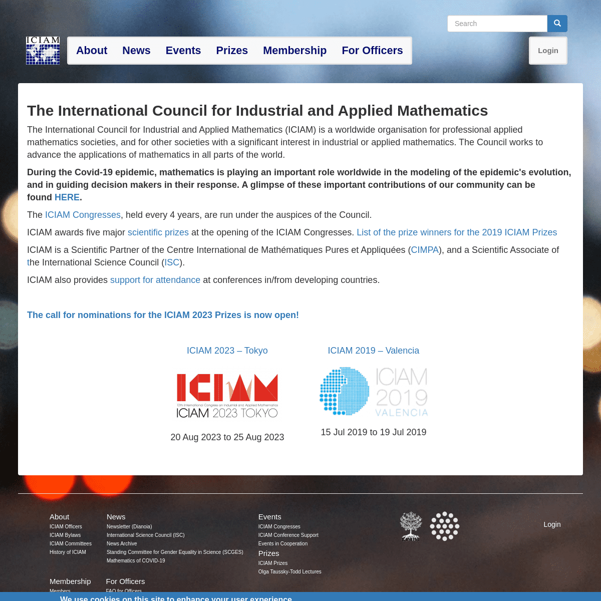 A complete backup of https://iciam.org