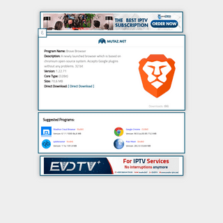 Brave Browser 1.22.71Â Download Page