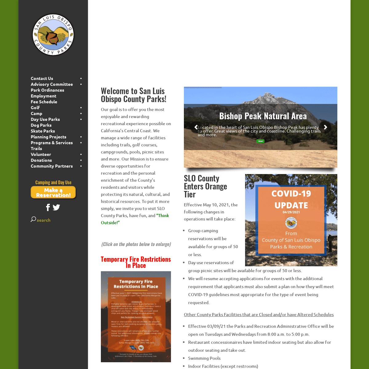 A complete backup of https://slocountyparks.com