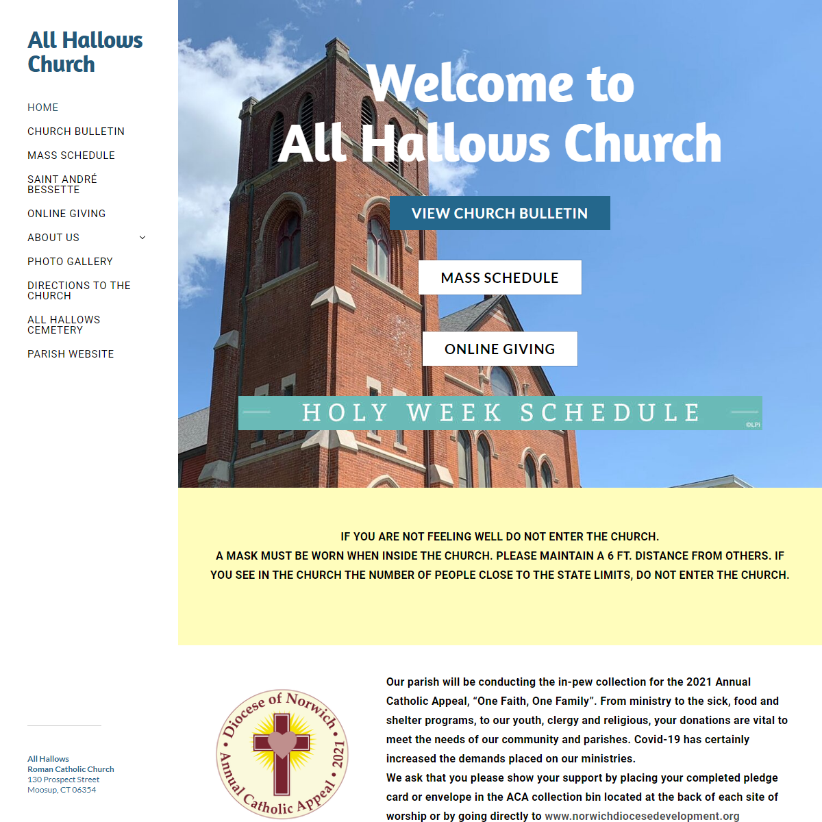All Hallows Church - Home