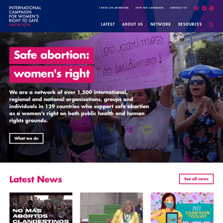 A complete backup of https://safeabortionwomensright.org