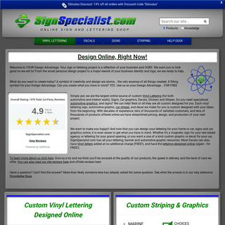 A complete backup of https://signspecialist.com
