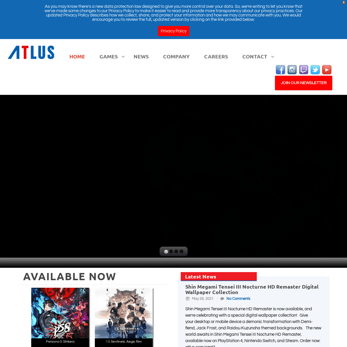 A complete backup of https://atlus.com