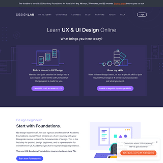 Learn UX & UI Design Online - Designlab