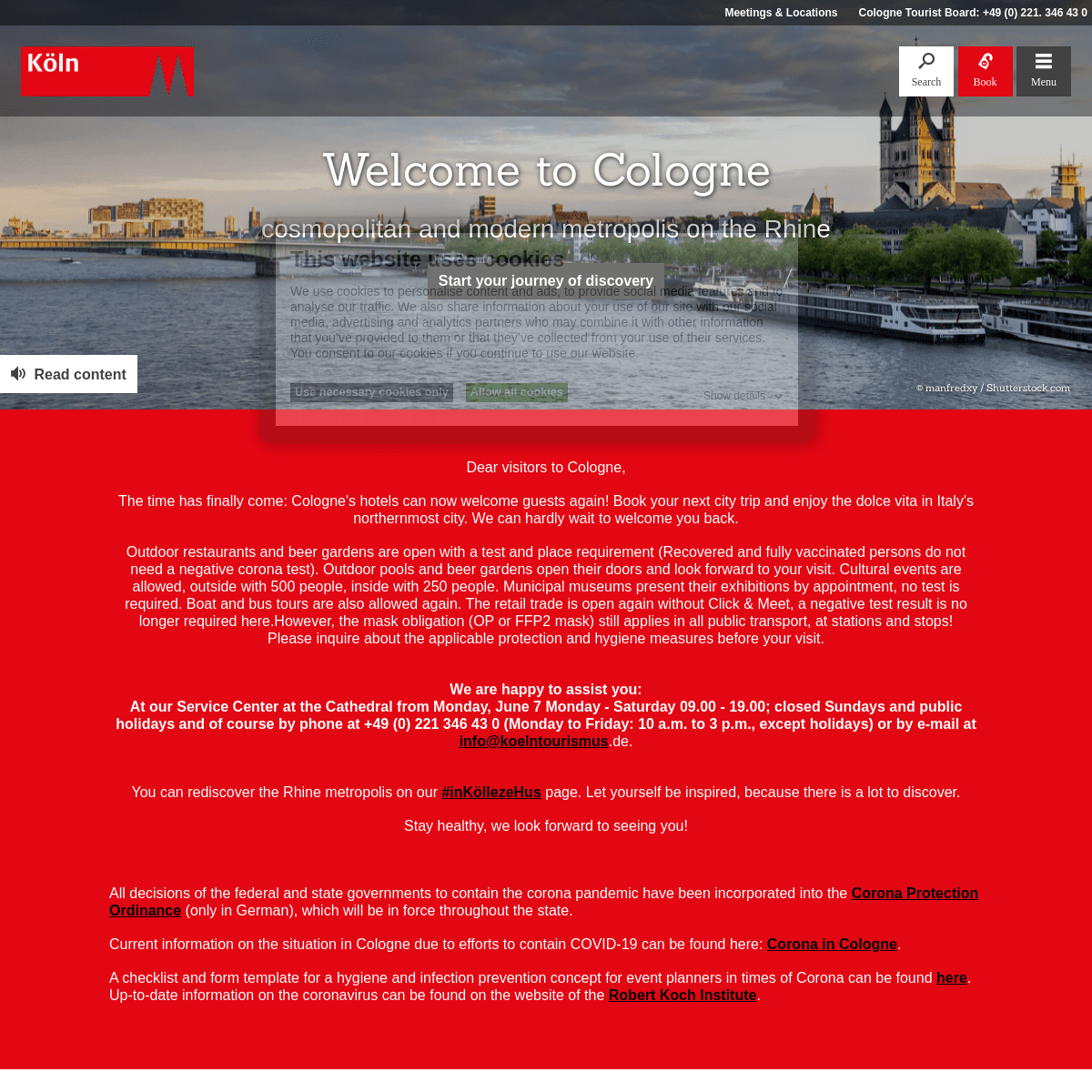 A complete backup of https://cologne-tourism.com