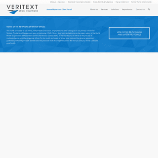 A complete backup of https://veritext.com