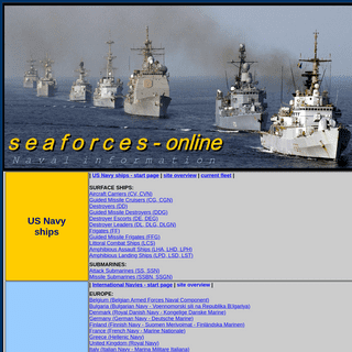 Seaforces Online - Naval Information