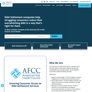 A complete backup of https://americanfaircreditcouncil.org