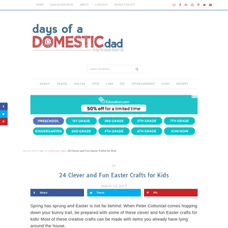 A complete backup of https://daysofadomesticdad.com/24-clever-and-fun-easter-crafts-for-kids/