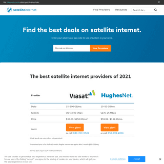 Best Rural and Satellite Internet Providers of 2021 - SatelliteInternet