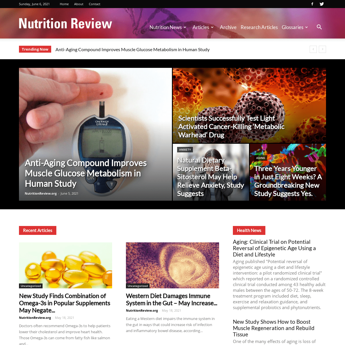 A complete backup of https://nutritionreview.org