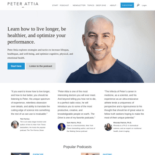 A complete backup of https://peterattiamd.com