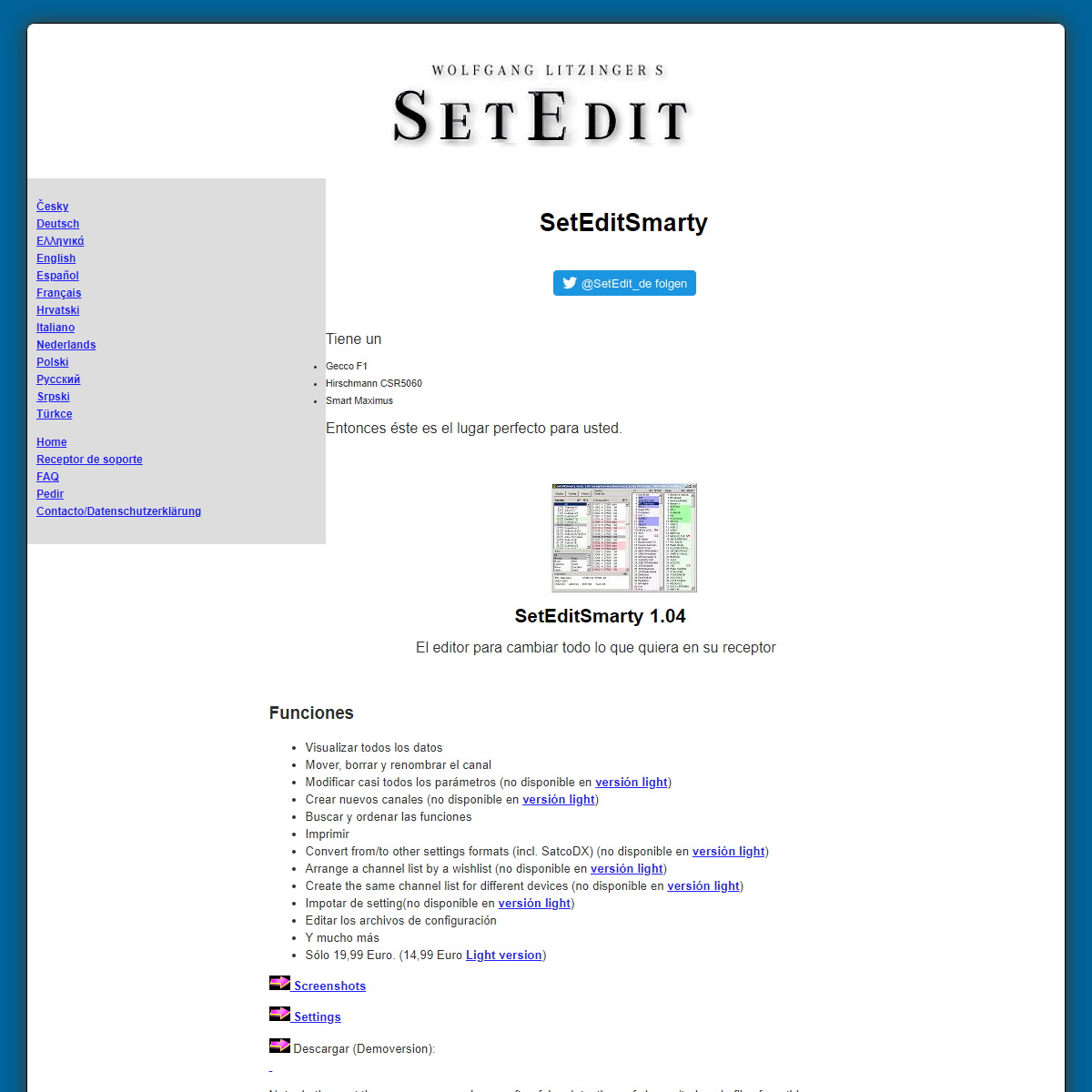 A complete backup of https://setedit.de/SetEdit.php?spr=7&Editor=29&device=Smart