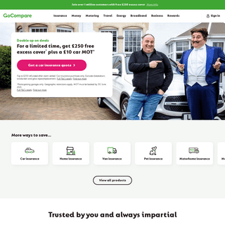 A complete backup of https://gocompare.com