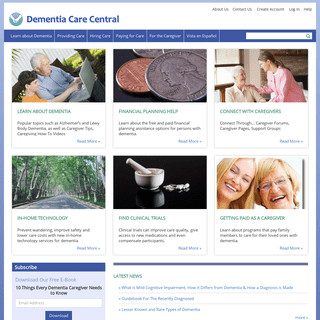 Dementia Care Central Homepage