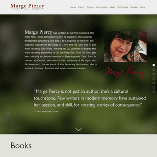 A complete backup of https://margepiercy.com