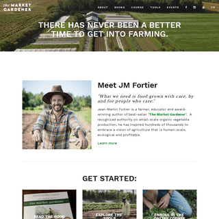 Organic Farming Online Course, Book & Film - The Market Gardener