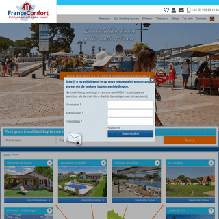 Home - Francecomfort Holiday parks