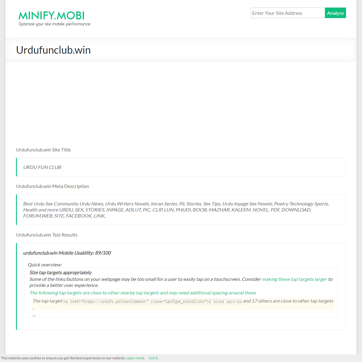 A complete backup of https://minify.mobi/results/urdufunclub.win